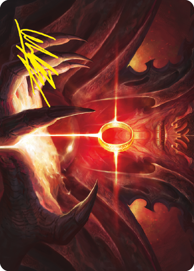 Sol Ring Art Card (Gold-Stamped Signature) [The Lord of the Rings: Tales of Middle-earth Art Series] | The CG Realm