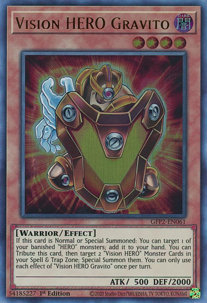 Vision HERO Gravito [GFP2-EN061] Ultra Rare | The CG Realm