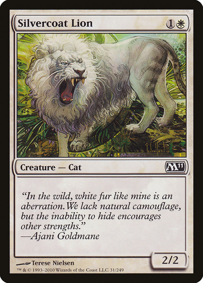 Silvercoat Lion [Magic 2011] | The CG Realm