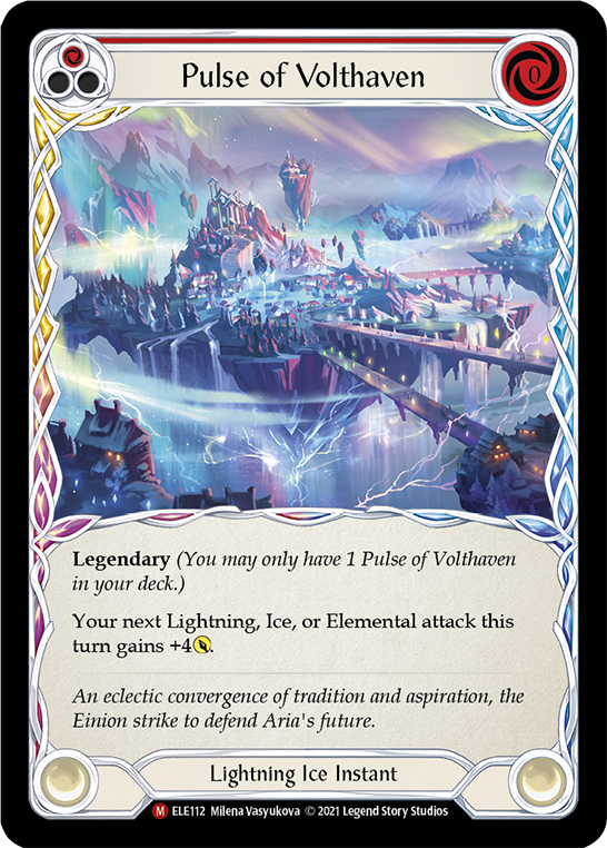 Pulse of Volthaven [ELE112] (Tales of Aria)  1st Edition Cold Foil | The CG Realm