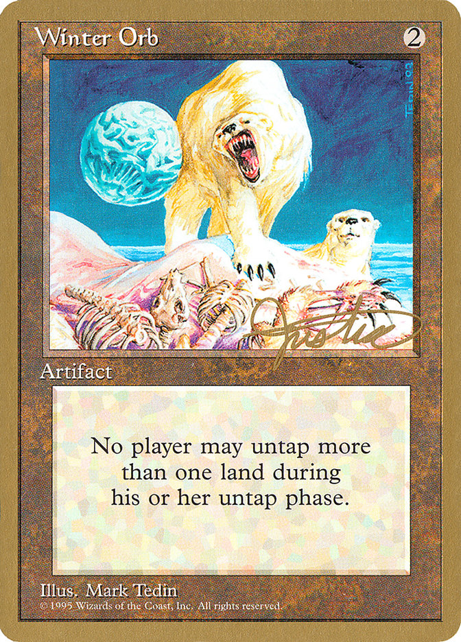 Winter Orb (Mark Justice) [Pro Tour Collector Set] | The CG Realm