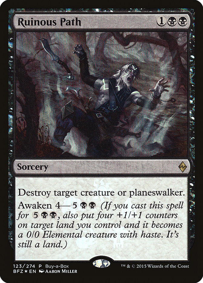 Ruinous Path (Buy-A-Box) [Battle for Zendikar Promos] | The CG Realm