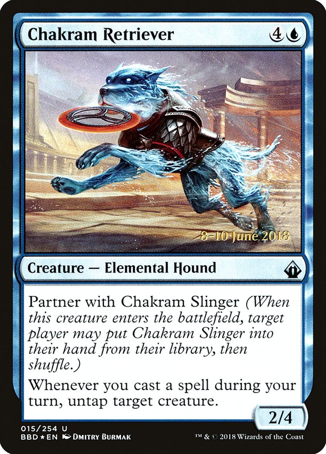 Chakram Retriever (Prerelease) [Battlebond Promos] | The CG Realm