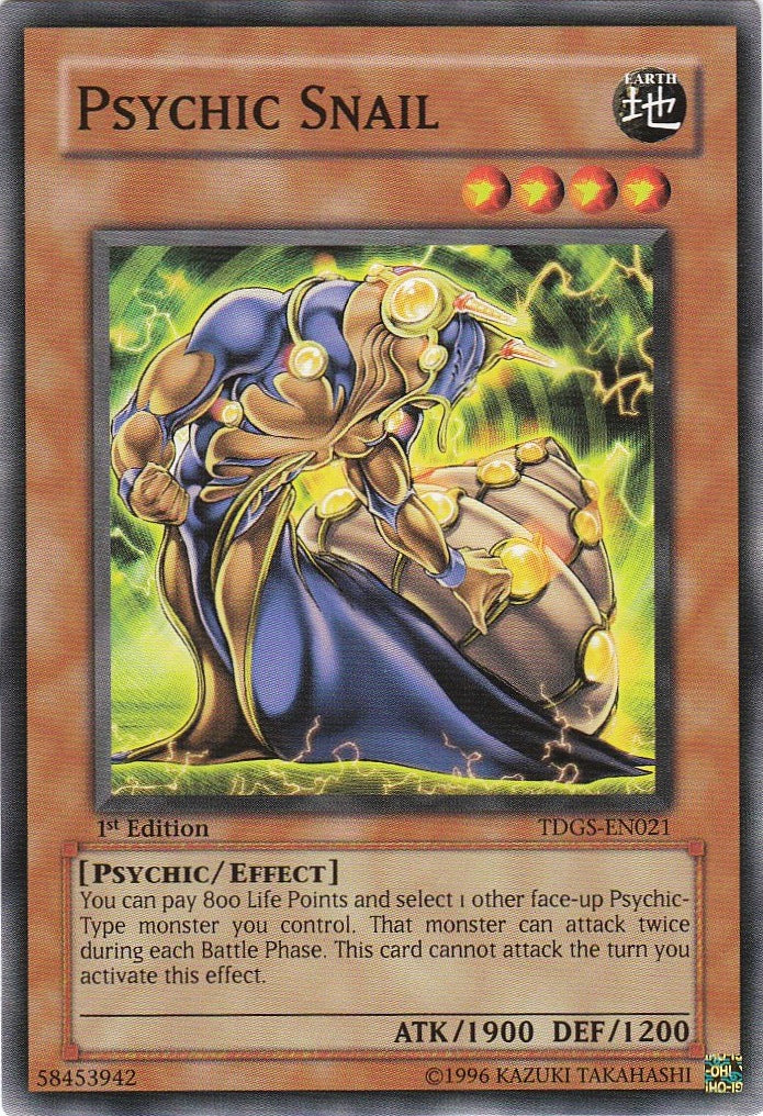 Psychic Snail [TDGS-EN021] Common | The CG Realm