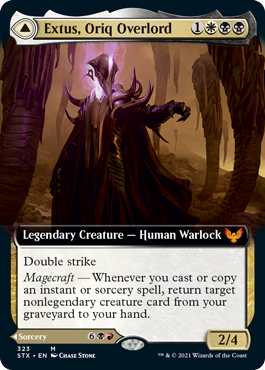 Extus, Oriq Overlord (Extended Art) (STX-323) - Strixhaven: School of Mages: (Extended Art)