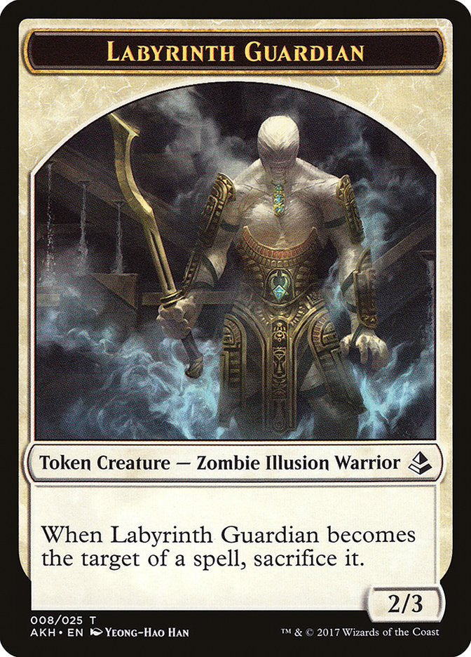 Labyrinth Guardian // Insect Double-Sided Token [Amonkhet Tokens] | The CG Realm