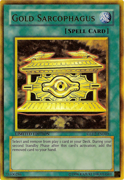 Gold Sarcophagus [GLD2-EN040] Gold Rare | The CG Realm