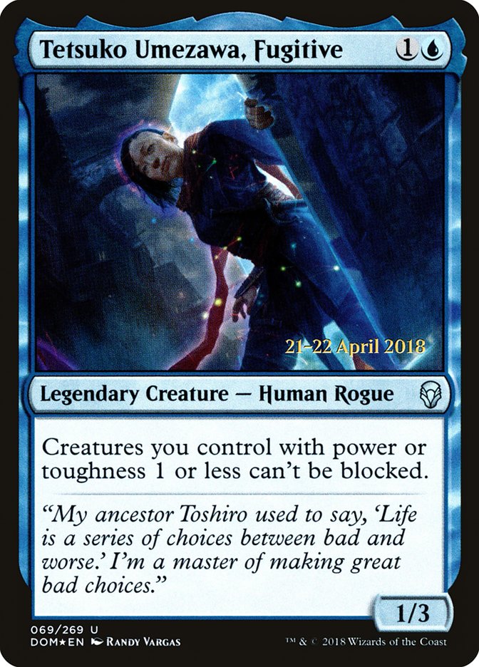 Tetsuko Umezawa, Fugitive [Dominaria Prerelease Promos] | The CG Realm