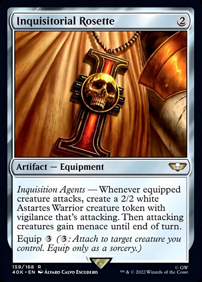 Inquisitorial Rosette (Surge Foil) [Warhammer 40,000] | The CG Realm