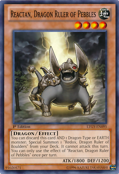 Reactan, Dragon Ruler of Pebbles [LTGY-EN095] Common | The CG Realm