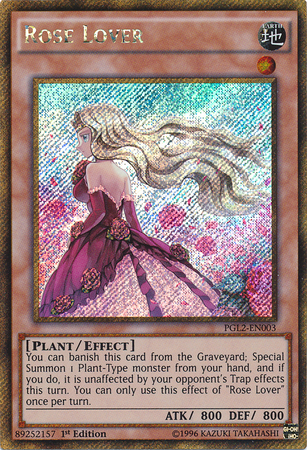 Rose Lover [PGL2-EN003] Gold Secret Rare | The CG Realm