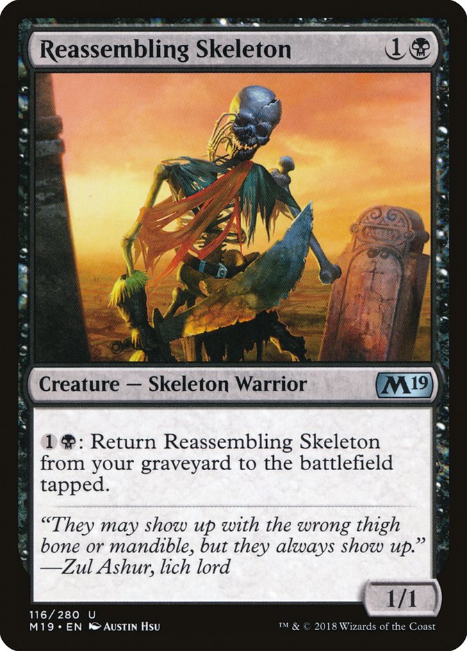 Reassembling Skeleton [Core Set 2019] | The CG Realm