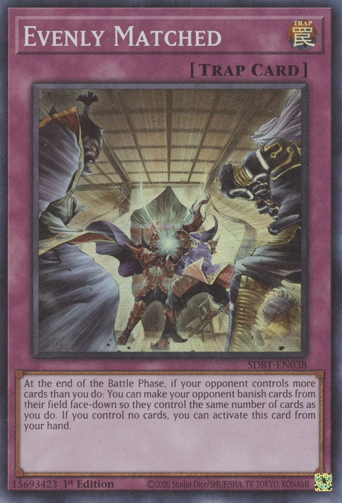 Evenly Matched [SDBT-EN038] Super Rare | The CG Realm