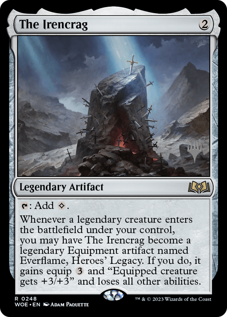 The Irencrag (Promo Pack) [Wilds of Eldraine Promos] | The CG Realm