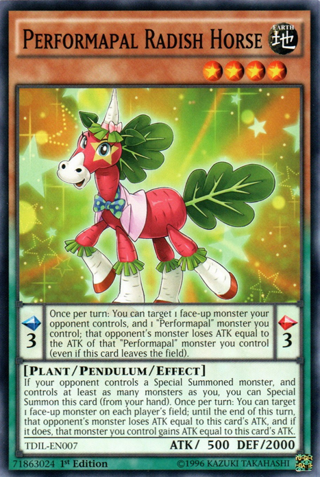 Performapal Radish Horse [TDIL-EN007] Common | The CG Realm