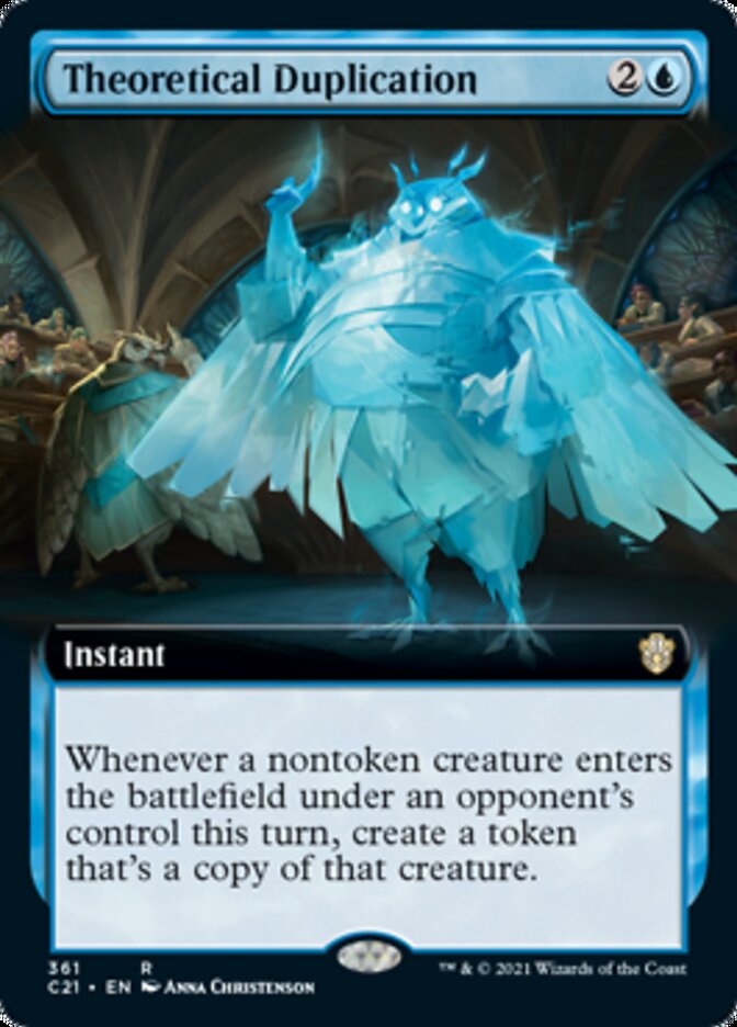 Theoretical Duplication (Extended Art) [Commander 2021] | The CG Realm