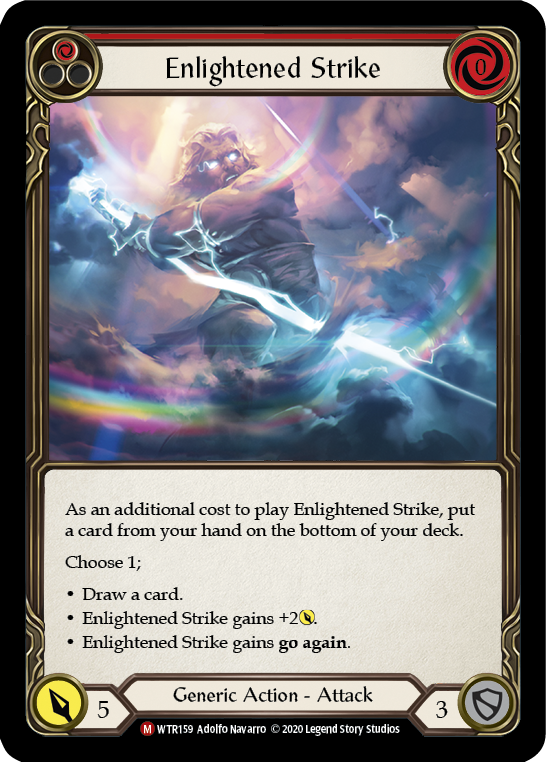 Enlightened Strike [U-WTR159] (Welcome to Rathe Unlimited)  Unlimited Normal | The CG Realm