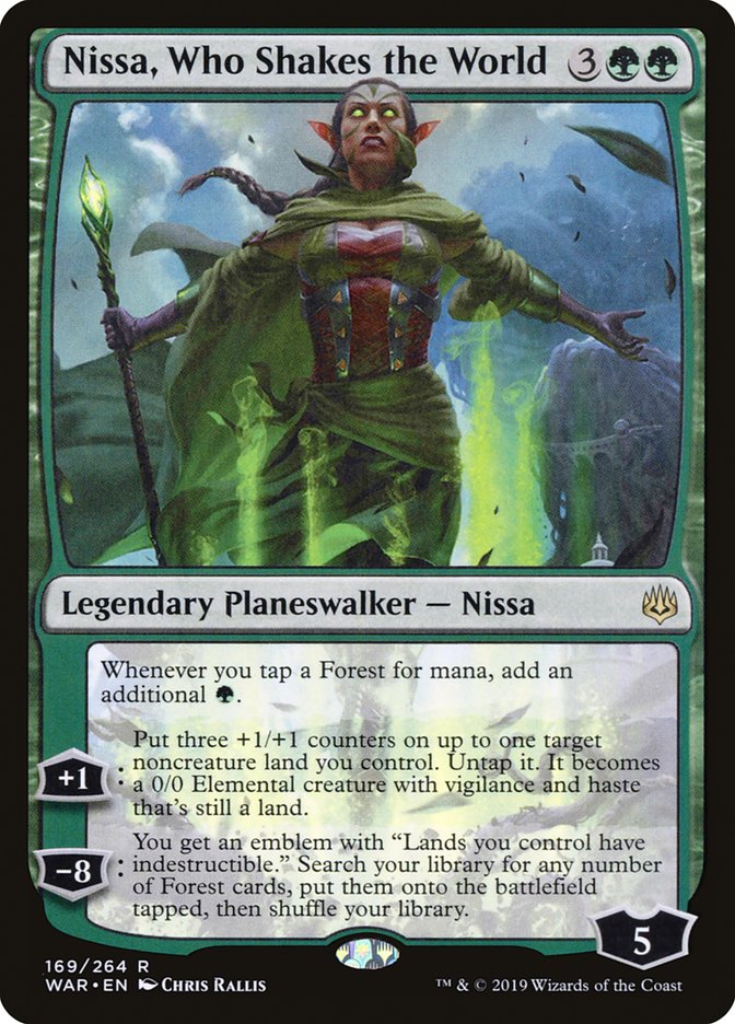 Nissa, Who Shakes the World [War of the Spark] | The CG Realm