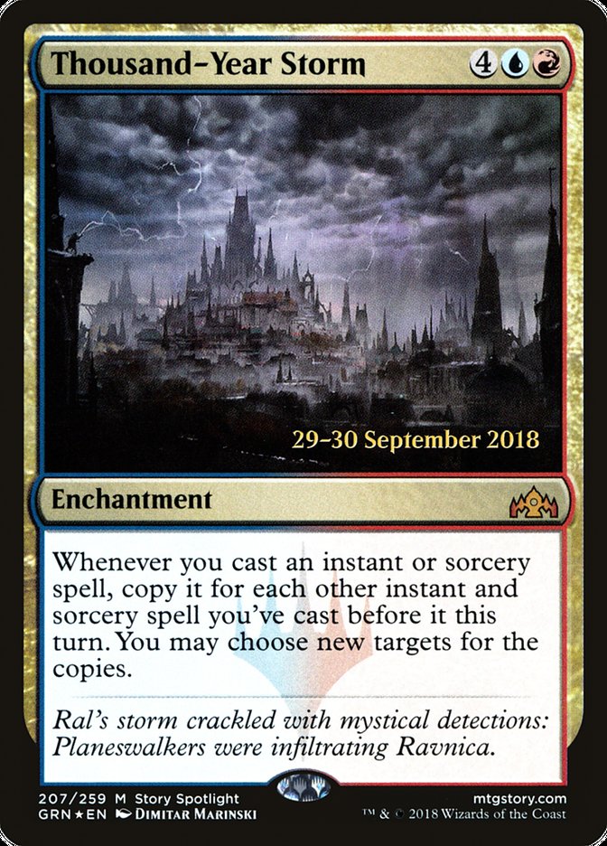 Thousand-Year Storm [Guilds of Ravnica Prerelease Promos] | The CG Realm