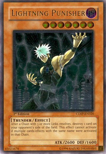 Lightning Punisher [CDIP-EN026] Ultimate Rare | The CG Realm