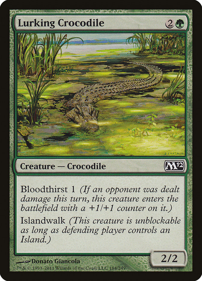 Lurking Crocodile [Magic 2012] | The CG Realm