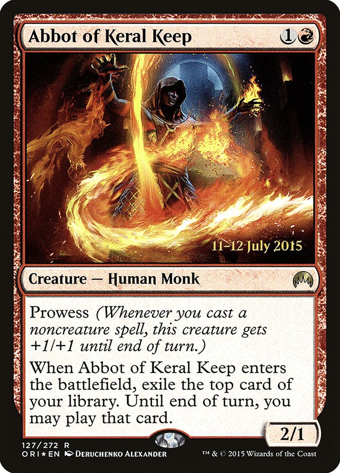 Abbot of Keral Keep [Magic Origins Prerelease Promos] | The CG Realm