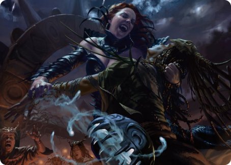 Olivia's Midnight Ambush Art Card [Innistrad: Midnight Hunt Art Series] | The CG Realm