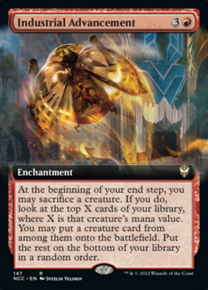 Industrial Advancement (Extended Art) [Streets of New Capenna Commander] | The CG Realm