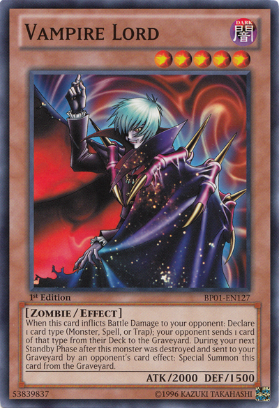 Vampire Lord [BP01-EN127] Common | The CG Realm