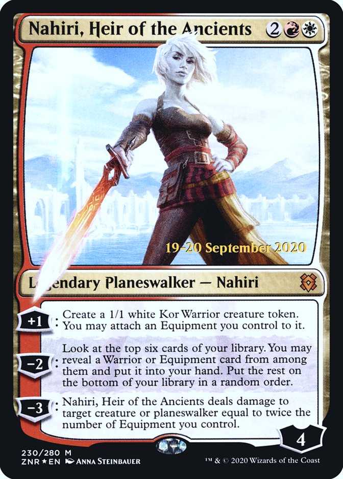 Nahiri, Heir of the Ancients [Zendikar Rising Prerelease Promos] | The CG Realm