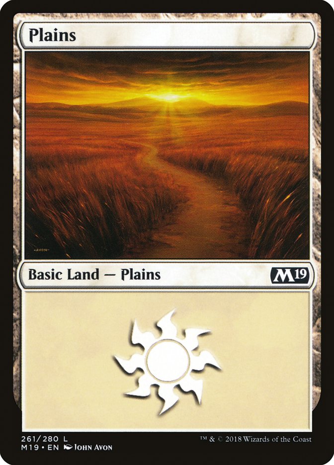 Plains (261) [Core Set 2019] | The CG Realm