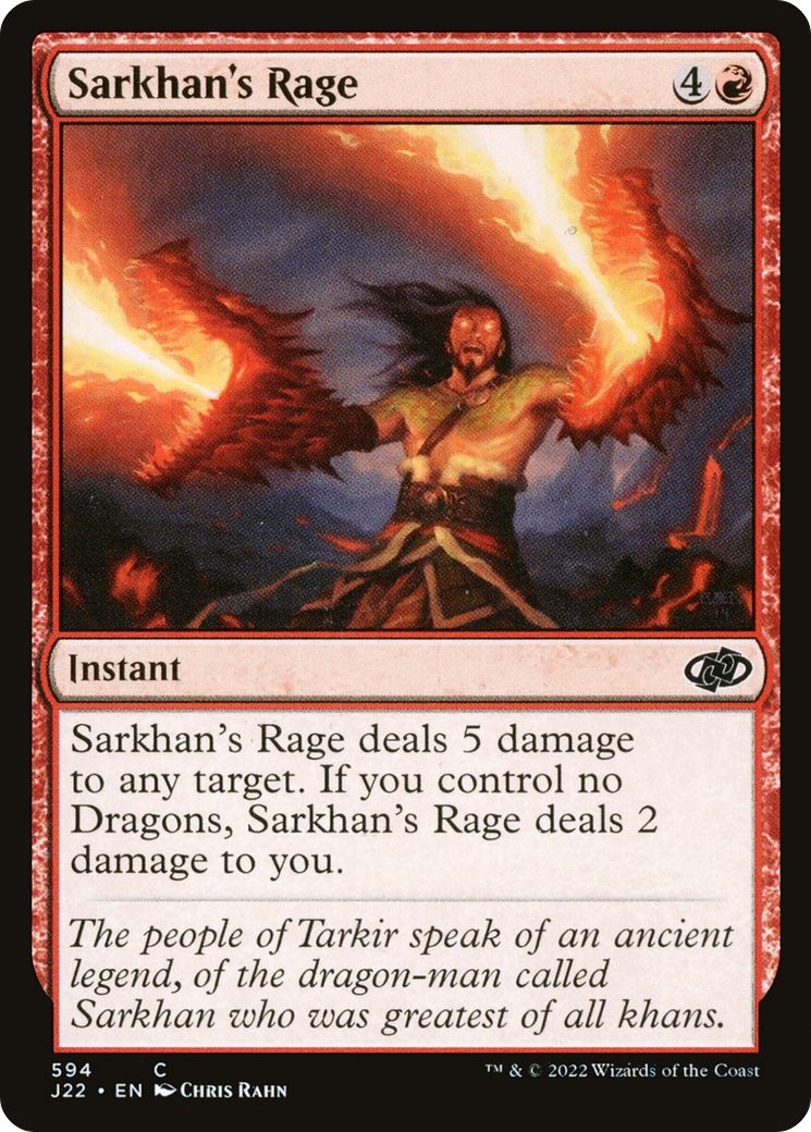 Sarkhan's Rage [Jumpstart 2022] | The CG Realm