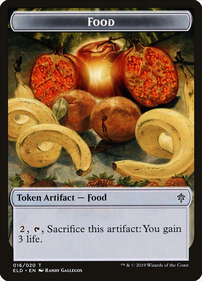 Food Token (016/020) [Throne of Eldraine Tokens] | The CG Realm