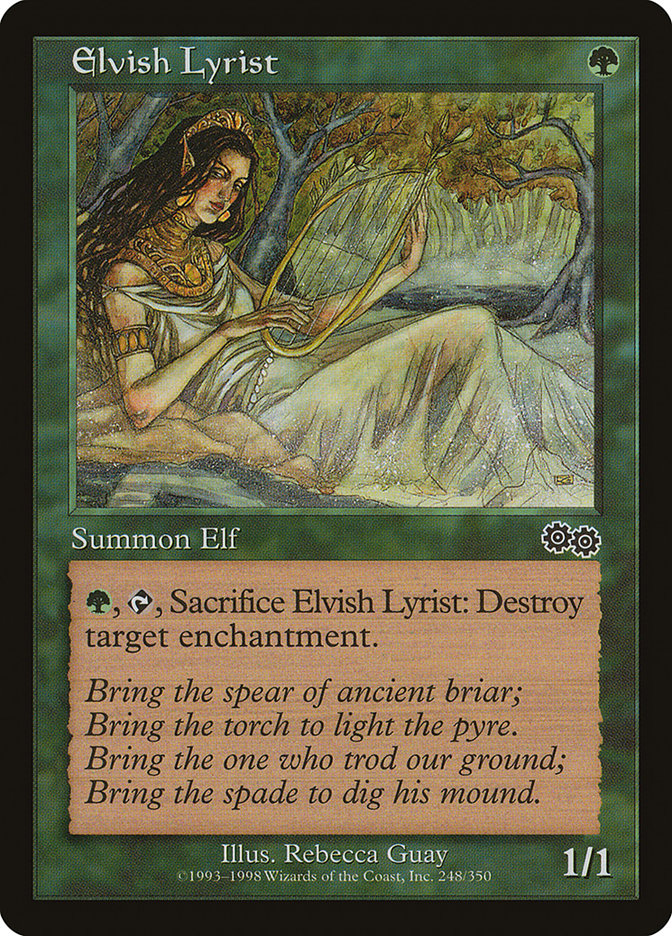 Elvish Lyrist [Urza's Saga] | The CG Realm