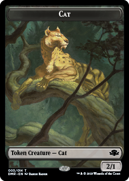 Cat Token (003) [Dominaria Remastered Tokens] | The CG Realm