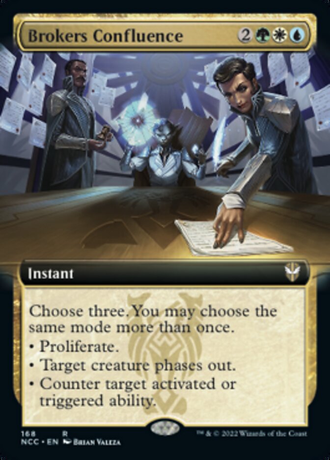 Brokers Confluence (Extended Art) [Streets of New Capenna Commander] | The CG Realm