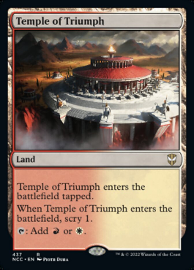 Temple of Triumph [Streets of New Capenna Commander] | The CG Realm
