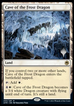 Cave of the Frost Dragon (Promo Pack) [Dungeons & Dragons: Adventures in the Forgotten Realms Promos] | The CG Realm
