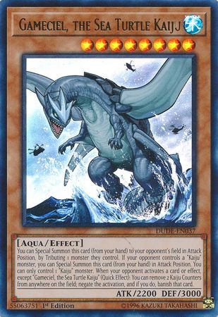 Gameciel, the Sea Turtle Kaiju [DUDE-EN037] Ultra Rare | The CG Realm