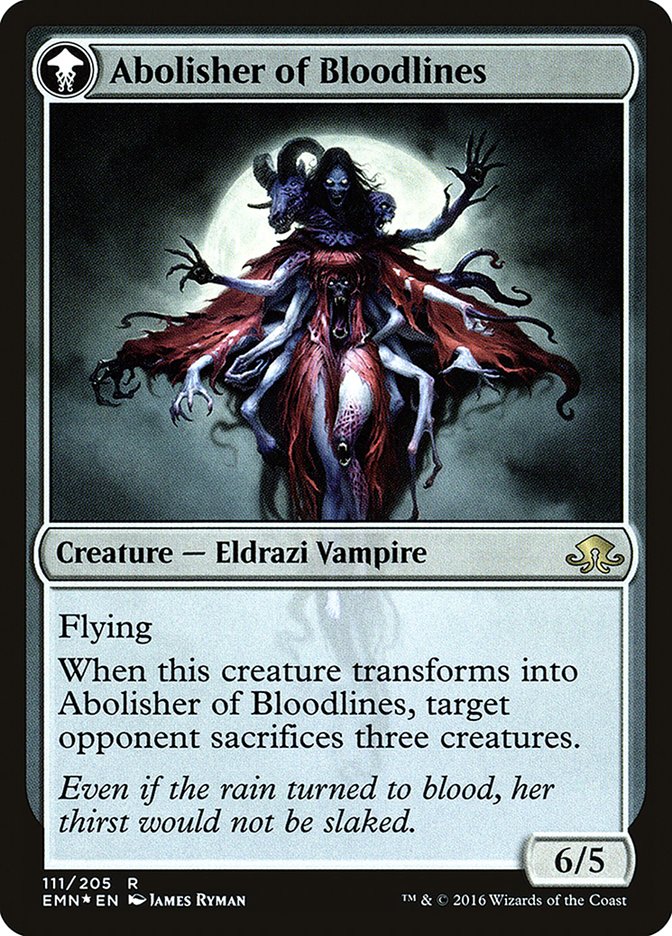 Voldaren Pariah // Abolisher of Bloodlines [Eldritch Moon Prerelease Promos] | The CG Realm