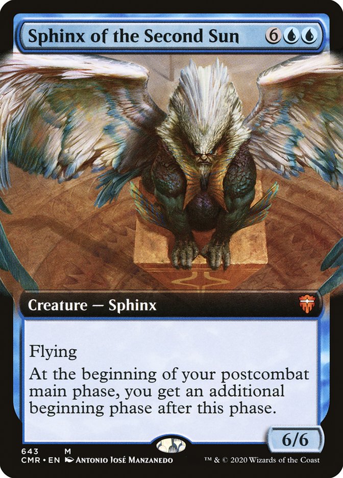 Sphinx of the Second Sun (Extended Art) [Commander Legends] | The CG Realm