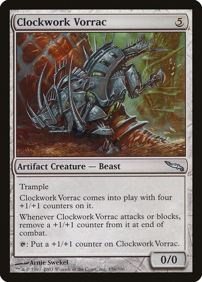 Clockwork Vorrac [Mirrodin] | The CG Realm