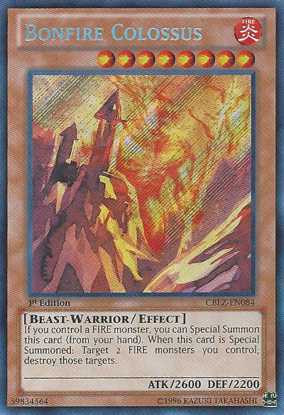 Bonfire Colossus [CBLZ-EN084] Secret Rare | The CG Realm