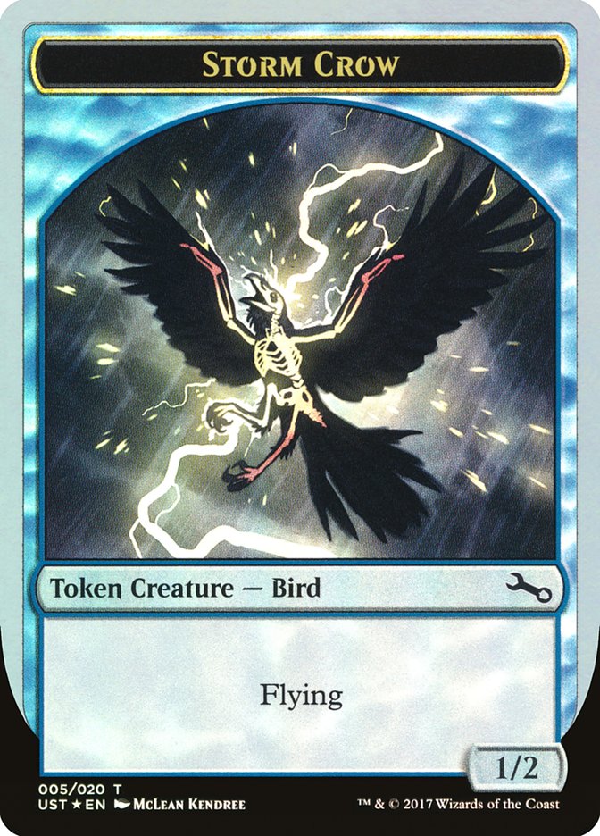 Storm Crow Token [Unstable Tokens] | The CG Realm
