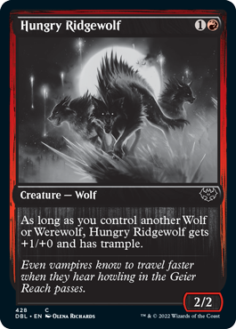 Hungry Ridgewolf [Innistrad: Double Feature] | The CG Realm