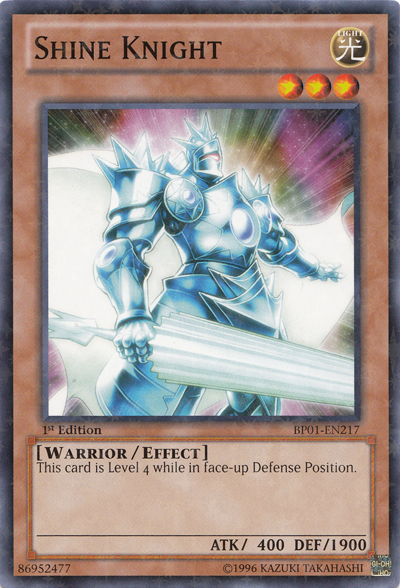 Shine Knight [BP01-EN217] Starfoil Rare | The CG Realm