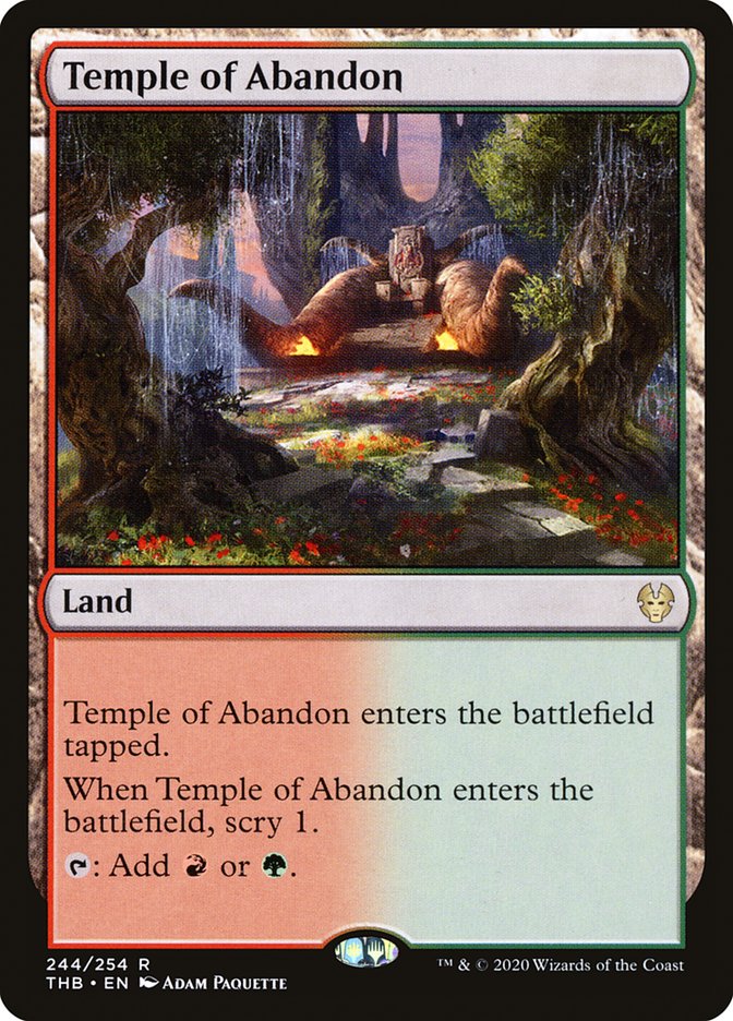 Temple of Abandon [Theros Beyond Death] | The CG Realm