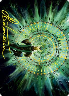 Verdant Mastery Art Card (Gold-Stamped Signature) [Strixhaven: School of Mages Art Series] | The CG Realm