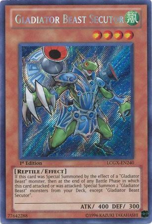 Gladiator Beast Secutor [LCGX-EN240] Secret Rare | The CG Realm