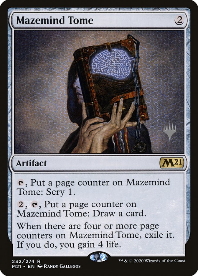 Mazemind Tome (Promo Pack) [Core Set 2021 Promos] | The CG Realm